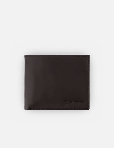 Cartera en piel napa color marron con interior tipo tejus para hombre