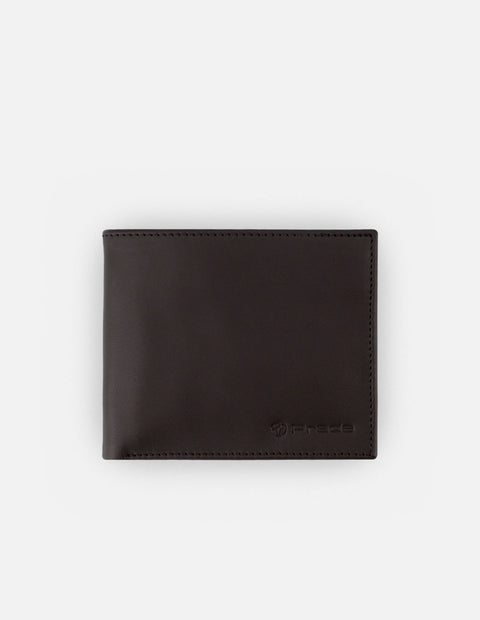 Cartera en piel napa color marron con interior tipo tejus para hombre