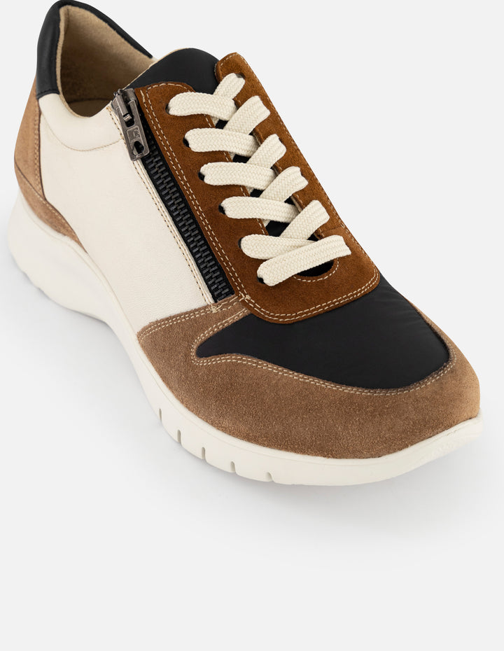 Tenis multicolor de lycra para mujer con plantilla extraíble