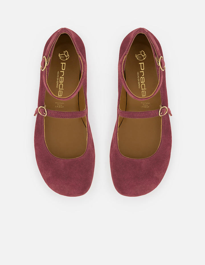 Mercedes color vino ante de mujer pulsera al tobillo