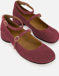 Mercedes color vino ante de mujer pulsera al tobillo