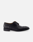 Blucher de piel color negro con picado María para hombre