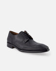 Blucher de piel color negro con picado María para hombre