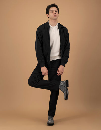 Botin de cordones en piel napa color lodo con detalles de ensombrecido para hombre