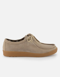 Wallabee en piel ante color beige para hombre