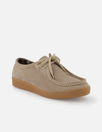 Wallabee en piel ante color beige para hombre