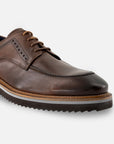 Blucher en piel napa color cuero para hombre