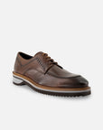 Blucher en piel napa color cuero para hombre