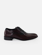Zapato inglés vino de piel florantic para hombre con picado María