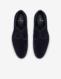 Zapato Blucher azul resistente a salpicaduras para hombre