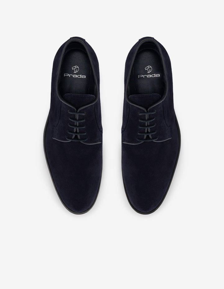 Zapato Blucher azul resistente a salpicaduras para hombre