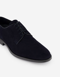 Zapato Blucher azul resistente a salpicaduras para hombre