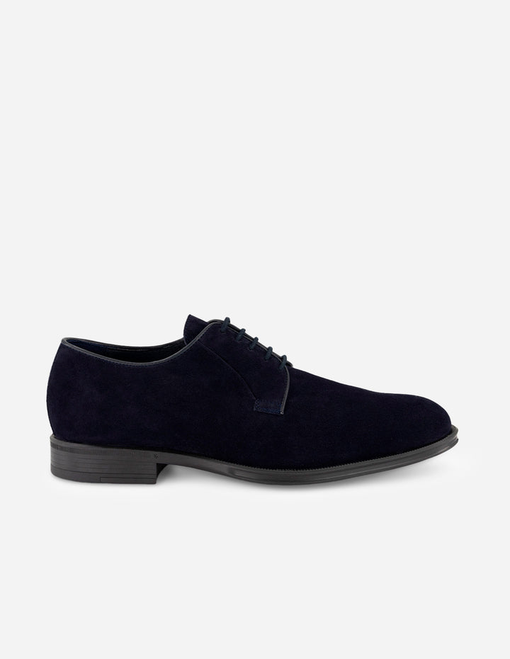 Zapato Blucher azul resistente a salpicaduras para hombre