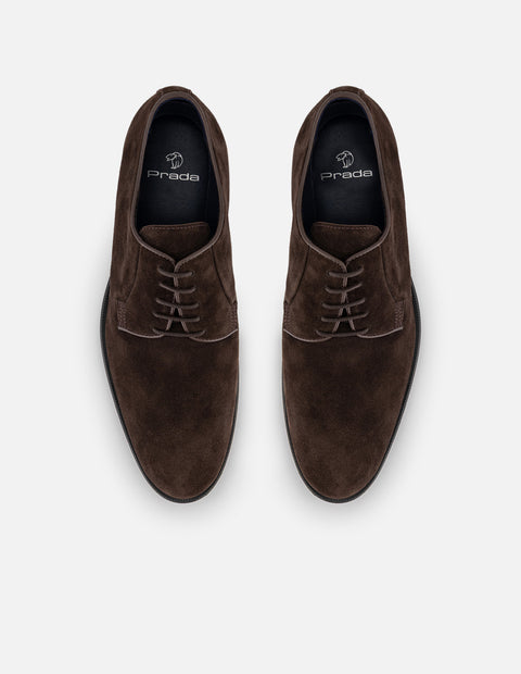 Zapato Blucher café resistentes a salpicaduras para hombre