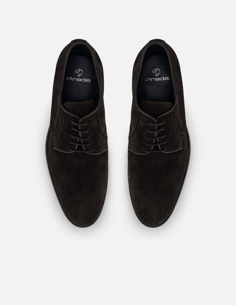 Zapato Blucher café resistentes a salpicaduras para hombre