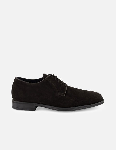 Zapato Blucher café resistentes a salpicaduras para hombre