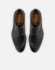 Blucher  en piel grabada color negro para hombre