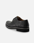 Blucher  en piel grabada color negro para hombre