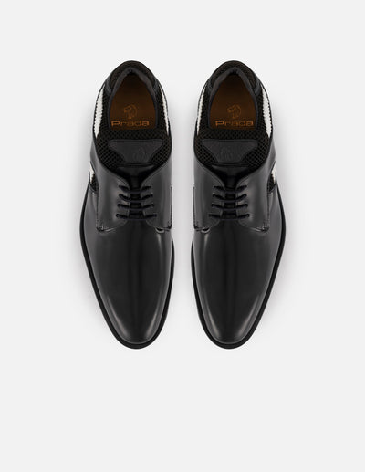 Zapato blucher negro florantic para hombre con estilo híbrido