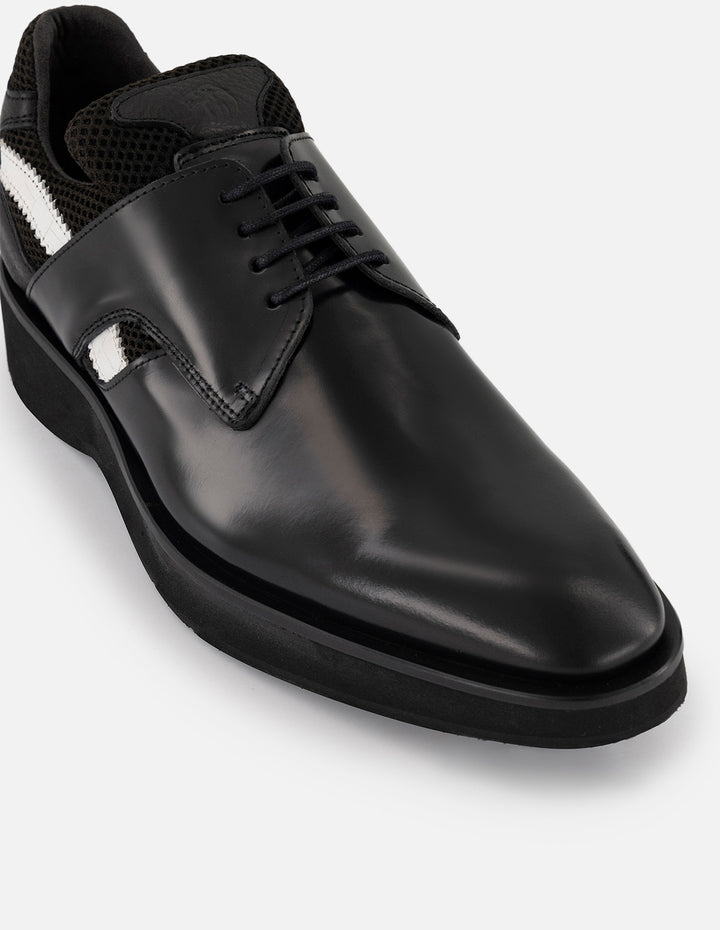 Zapato blucher negro florantic para hombre con estilo híbrido