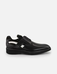 Zapato blucher negro florantic para hombre con estilo híbrido