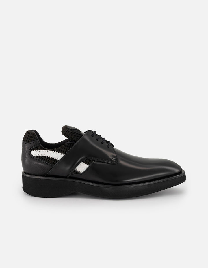 Zapato blucher negro florantic para hombre con estilo híbrido