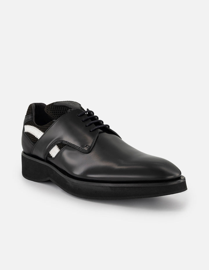 Zapato blucher negro florantic para hombre con estilo híbrido
