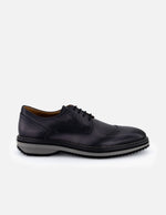 Zapato blucher color gris en piel para hombre