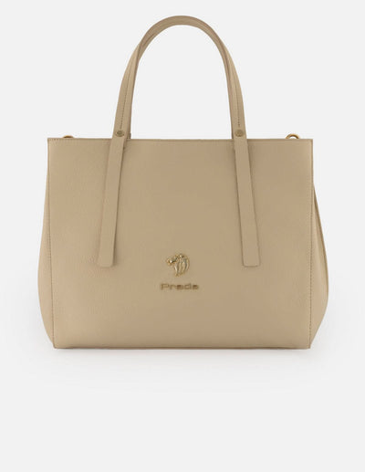 Bolso de hombro blanco piel para mujer con grabado bombeado