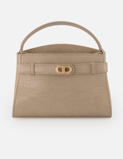 Minibolso nude vegano para mujer con piel tipo coco