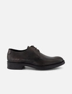 Zapato Blucher café piel para hombre con suela Gum Touch