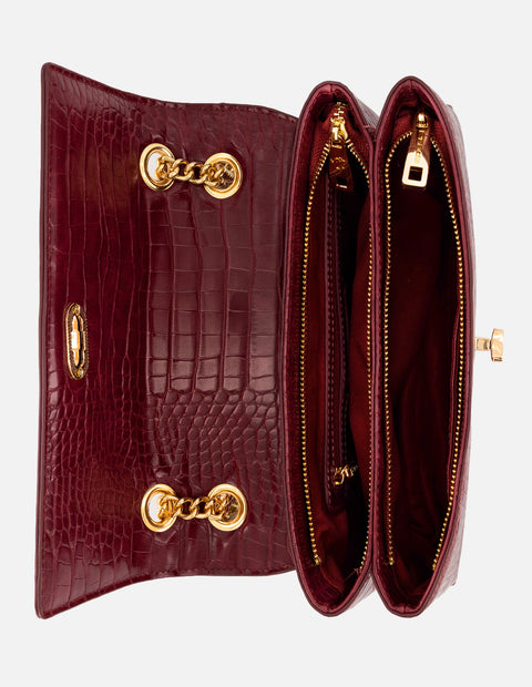 Bolso de hombro vino vegano para mujer con piel tipo coco