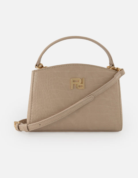 Minibolso nude vegano para mujer con piel tipo coco